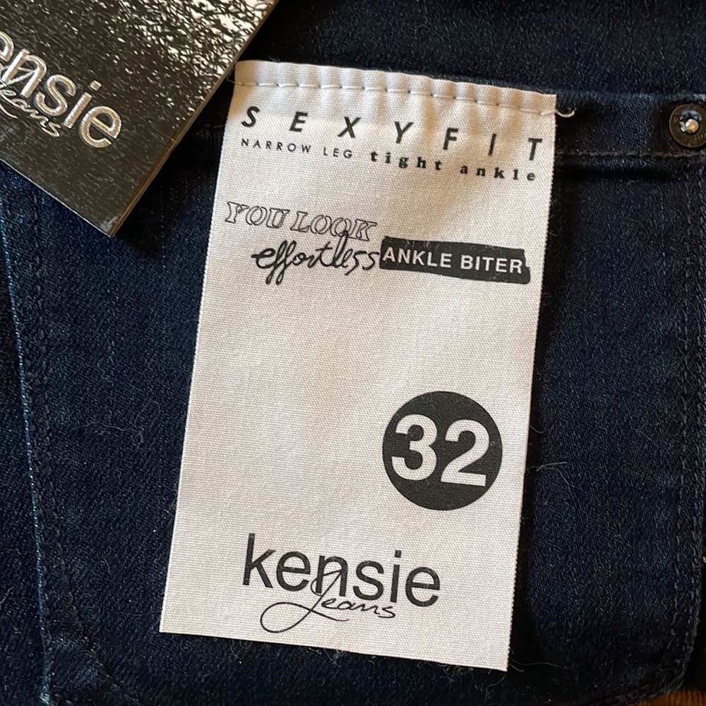 Kensie Jeans Ankle Biter Size 32 - NWT - Picture 7 of 7